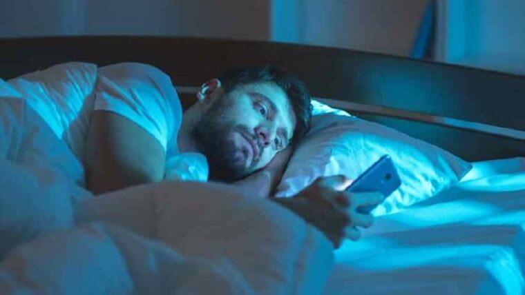 sleeping man